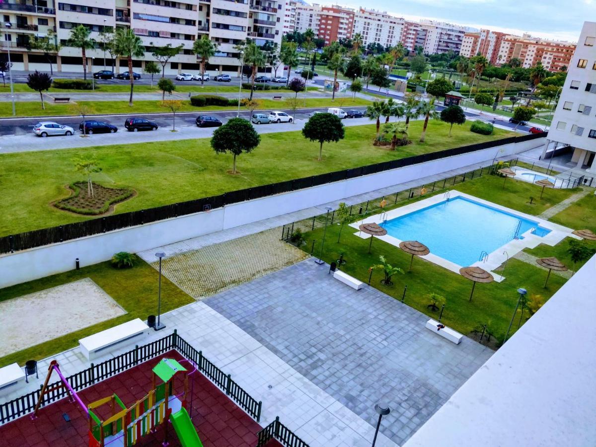 Atico Con Piscina Y Vistas Al Mar Habitat Litoral Apartment Малага Екстериор снимка
