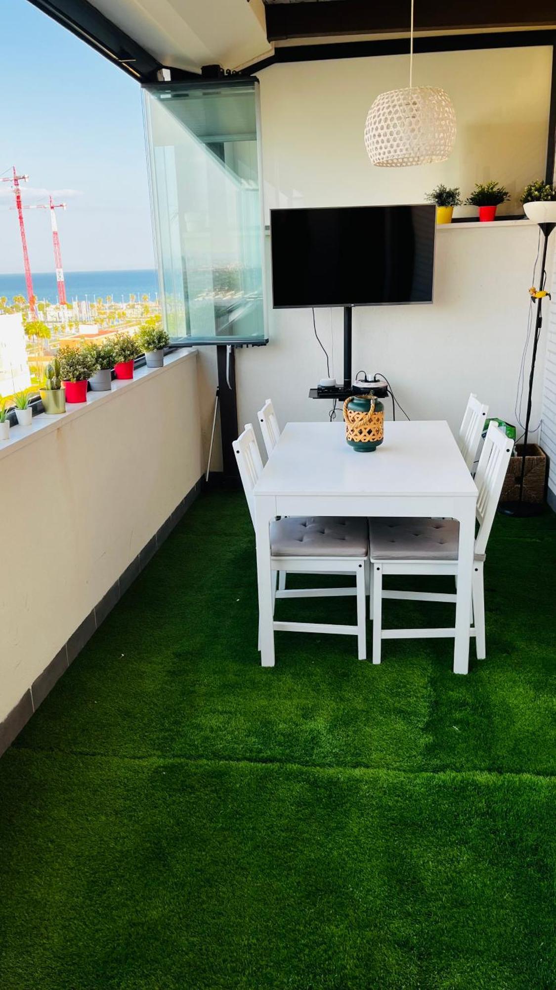 Atico Con Piscina Y Vistas Al Mar Habitat Litoral Apartment Малага Екстериор снимка